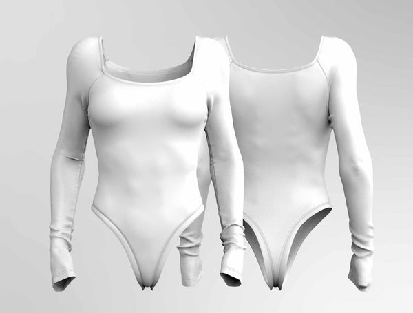 women’s long-sleeve bodysuit